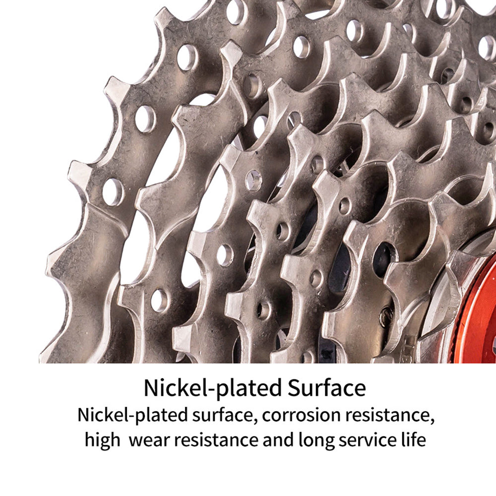 ZTTO Silver 10 Speed Flywheel Bike Cassette for Road Bicycle ZTTO Silver 10 Speed Flywheel Bike Cassette for Road Bicycle